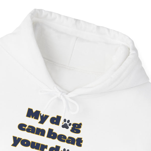 Pickleball Playful Dog Lover's Hoodie, Unisex Pet Sweatshirt, Pickleball Enthusiast Gift, Funny Dog Sweatshirt for Pet Owners