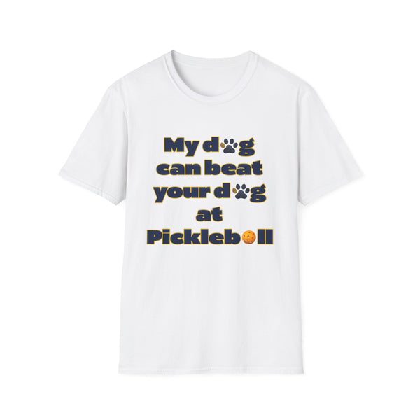 Funny Dog Lover T-Shirt, Pet Owner Gift, Pickleball Shirt, Unisex Tee for Dog Lovers, Perfect for Casual Wear